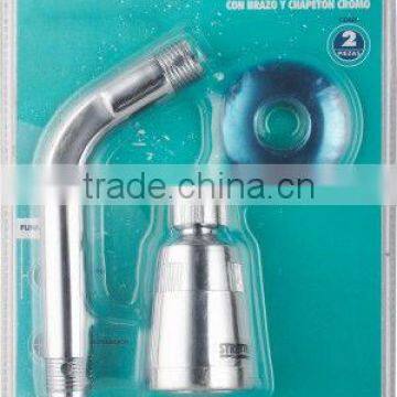 Bathroom faucet accessories ABS simple shower head with stainless steel shower head with arm