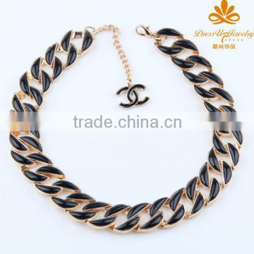 2013 hot sale trendy choker necklace for woman big chain unique necklaces