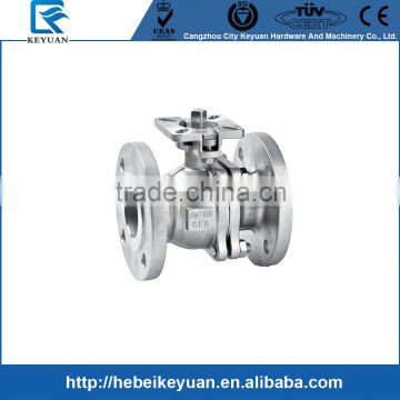 High Mounting Pad ISO 5211 Flanged BALL VALVE CF8 Class Manual or Actuator Control