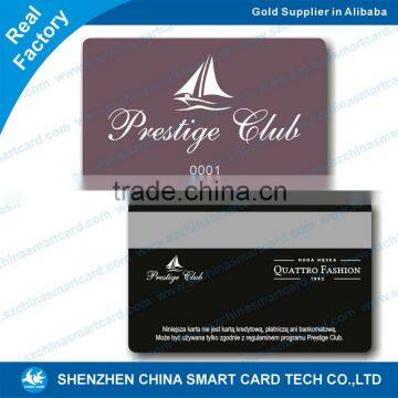 cr80 plastic hico magnetic stripe pvc card