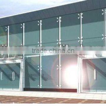 Point fixing curtain wall