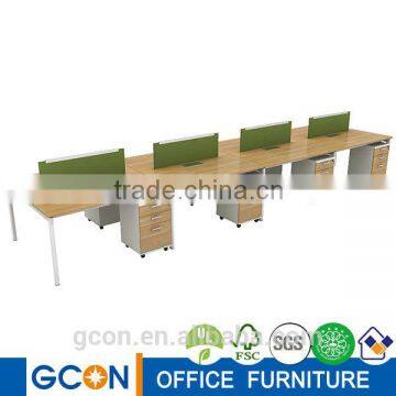 5 year warranty Long melamine office bench desking system