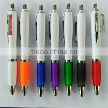 Hottest Best Quality Silver Promotional Pen ,branded Ball Point Pe, Plastic Ball Pen