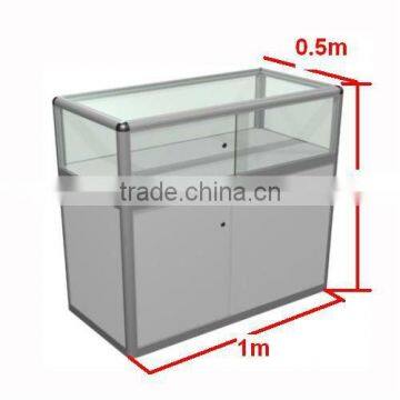 aluminium glass display showcase