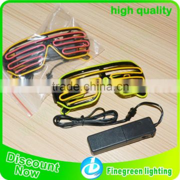 sound activated led glasses