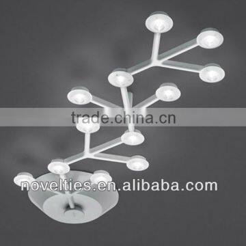 Good quality led net line ceiling lamp with 12 led lights for commercial lighting