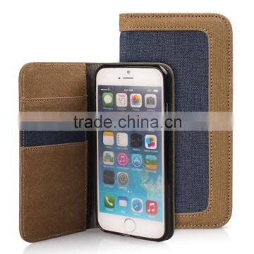 Hot PU Wallet mobile phone case for iPhone 6s/Samsung