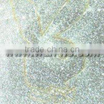 silver glitter fabric