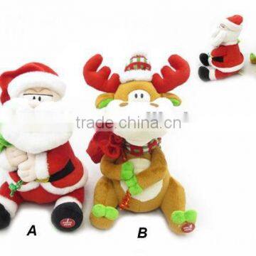 Hot sales promotion plush rocking toy for Christmas gifts