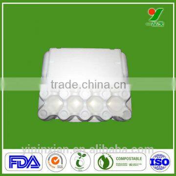 10 Eggs Sugarcane Fiber Moulded Pulp Chicken Egg Tray