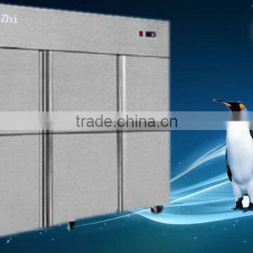 6 doors stainless steel refrigerator