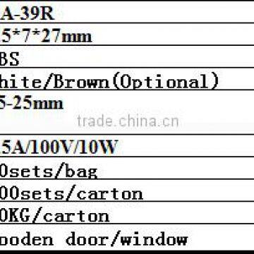 Hot Sale Mini Embedded Door Window Magnetic Contact Switch Sensor photo-3