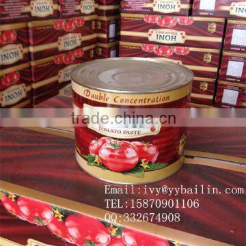 Canned tomato paste with good quality and lower price