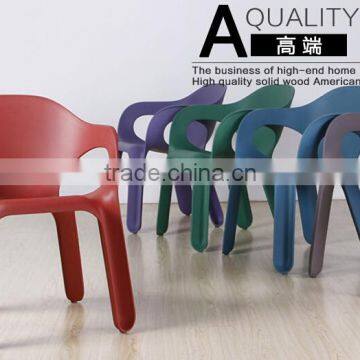 furniture living room/Hot sale fashion PP living room plastic chair1711