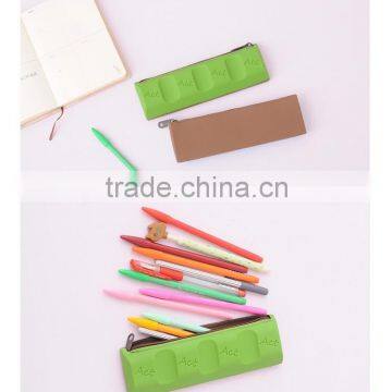 Hot Sales Fashion Silicone Pencil Bag