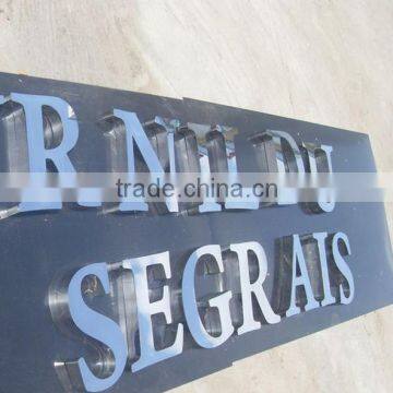 Brushed or mirror metal letters wholesale vintage metal letters