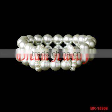 fashion white pearl bracelet design