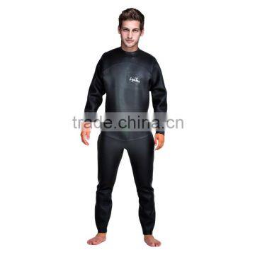 New men black scuba snorkeling diving suit waterproof fabric for diving suit