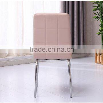 Factory Vendor New Design High Quality Cheap Metal Chromed Dining Chairs photo-5