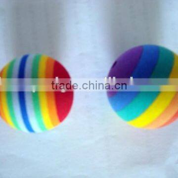 2015 new design eva rainbow ball/foam rainbow ball