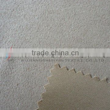 Weft synthetic Suede Fabric