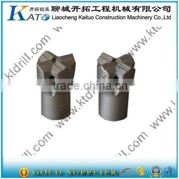Furnace tapping drilling X cross type bit