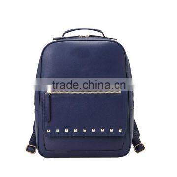 BK4030 Top quality leather travel backpack for men and female