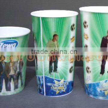 3D lenticular cup