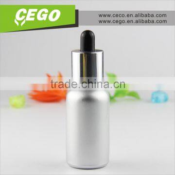 30ml aluminium electroplate childproof e liquid e cig glass dropper bottle