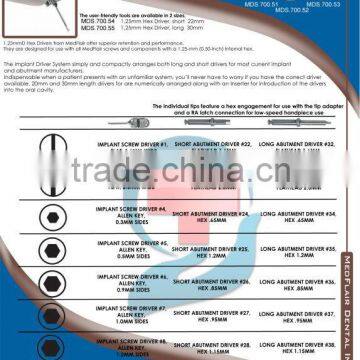 Implant Drivers and Adapters Dental instruments