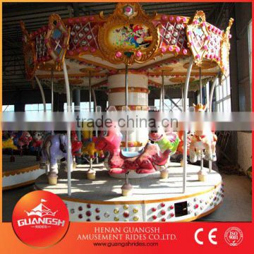 amusement park small merry go round ride for kids