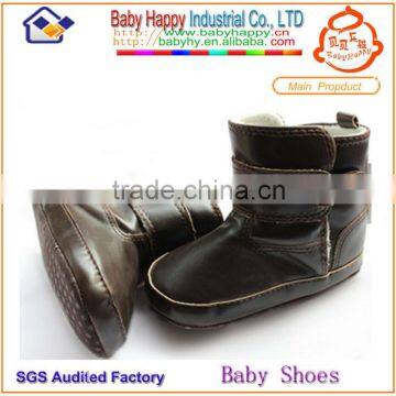 2014 new fashion 100% leather infant squeaky boots