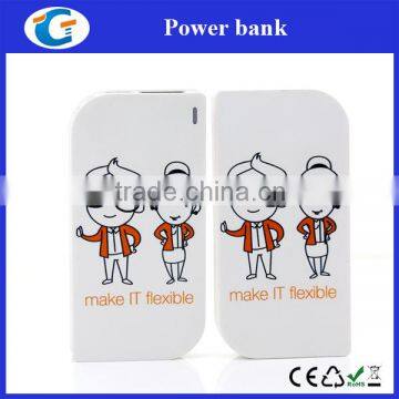 2000mAh High Density Li-polymer Battery Full Color Printing Power Bank photo-2