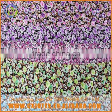 Cheap great material new design China manufacturer rayon challie fabric wholesale