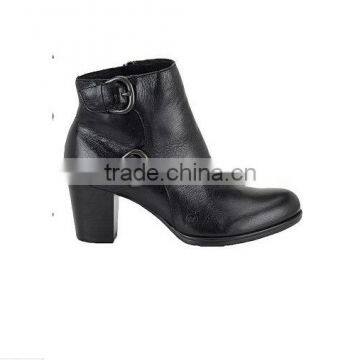 000057 High Quality Leather Vintage Inspired Ankle Boots