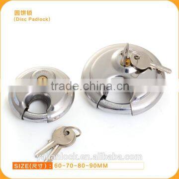 China Market Top Security Stainless Steel Disc Padlock