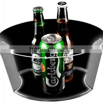 Bulk Custom Beer Acrylic Plastic Ice Bucket for Bar 3.5 Liters