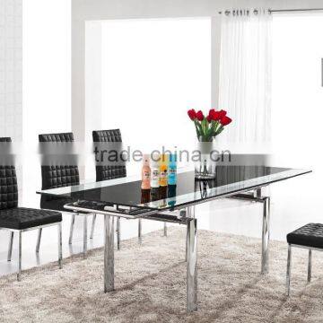 L808A-1 Modern Dining Room Furniture Dining Table and Chair Extendable Table