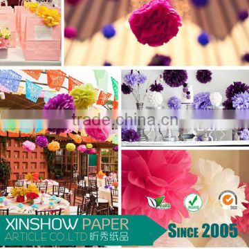 Paper pom poms wedding decor kids birthday party supplies