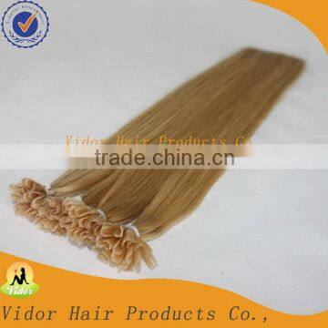 High Quality 20inches 613 Blonde 1g Strand Double Drawn nail tip remy hair