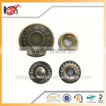 Rectangle Low Price Mother of Pearl Snap Button for Jeans