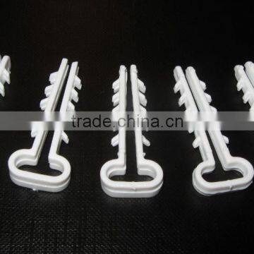 Plastic wall cable clip