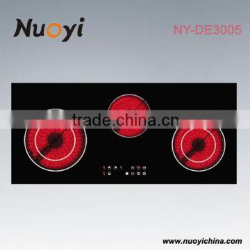 3 Burners Oval Zone Built-in Electric Ceramic Hob/Infrared Stove/Infrared Burner