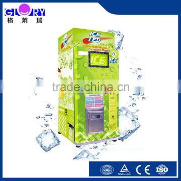 Zhengzhou Glory Factory Prices Professional IC Card/ Coins/ Cash Operated Full Automatic Ice Dispenser For Sale