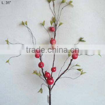2014 Artificial Fake Fruits Spray 31" Artificial Polyfoam Pom Spray