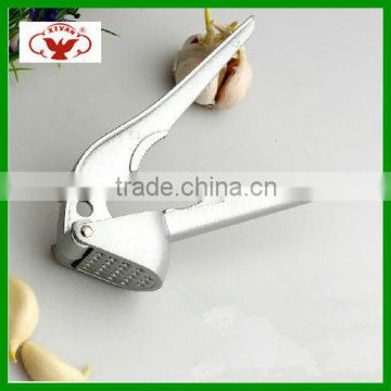 cheap aluminum garlic press with hot sales