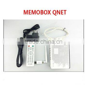 2014 hot selling Android IPTV Player Memobox Qnet for Global (France ,Arabic,Africa),No Dish Linux System DVB-S2 receiver