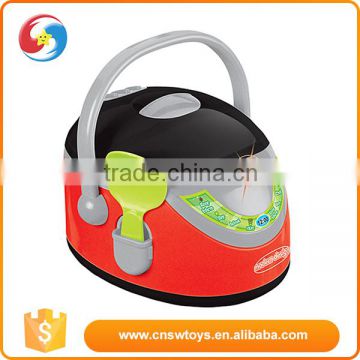 Promotional creative red plastic rice cooker children's kitchen toy