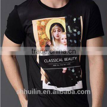 Black color papel de transferencia en camisetas 170gramo