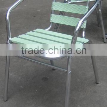 0503 low price good quality ourdoor garden dining aluminum stacking chair YC001